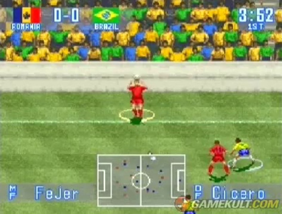 International Superstar Soccer - Coup franc pas loin