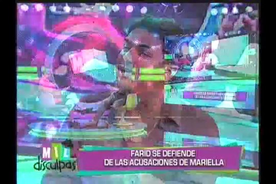 Mil Disculpas: Farid respondió acusaciones de agresión contra Mariella Zanetti (1/3)