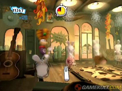 Rayman contre les Lapins ENCORE plus Crétins - Rodéo crétin