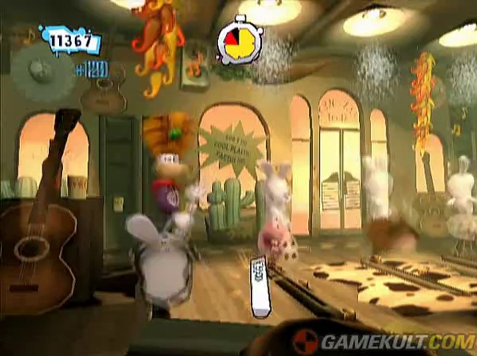 Rayman contre les Lapins ENCORE plus Crétins - Rodéo crétin