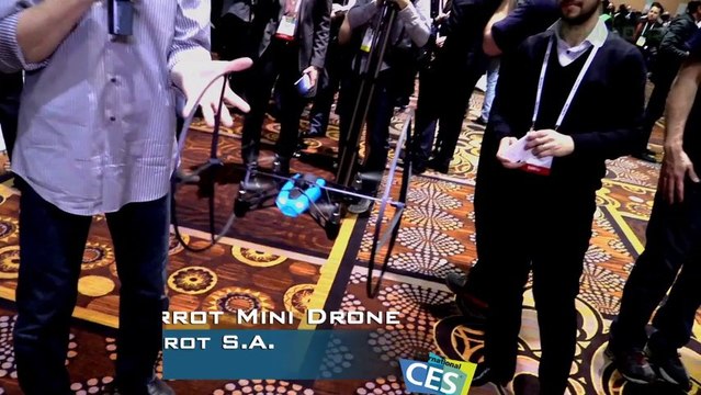 CES 2014: Parrot Mini-Drone - GeekBeat.TV