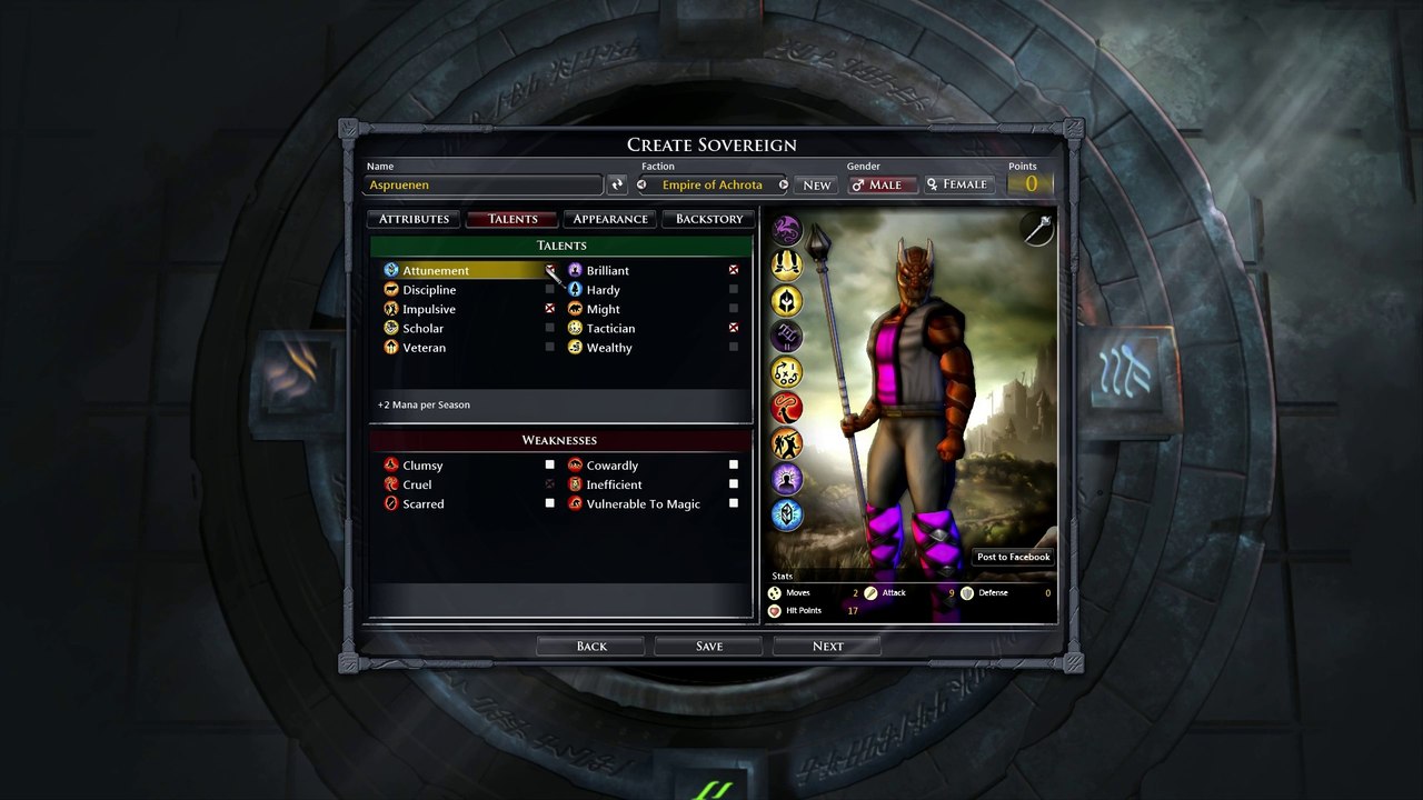 Elemental : Fallen Enchantress - Personnalisation de faction et héros