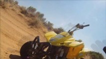 Go Pro Atv Accident - Rider Falls Off