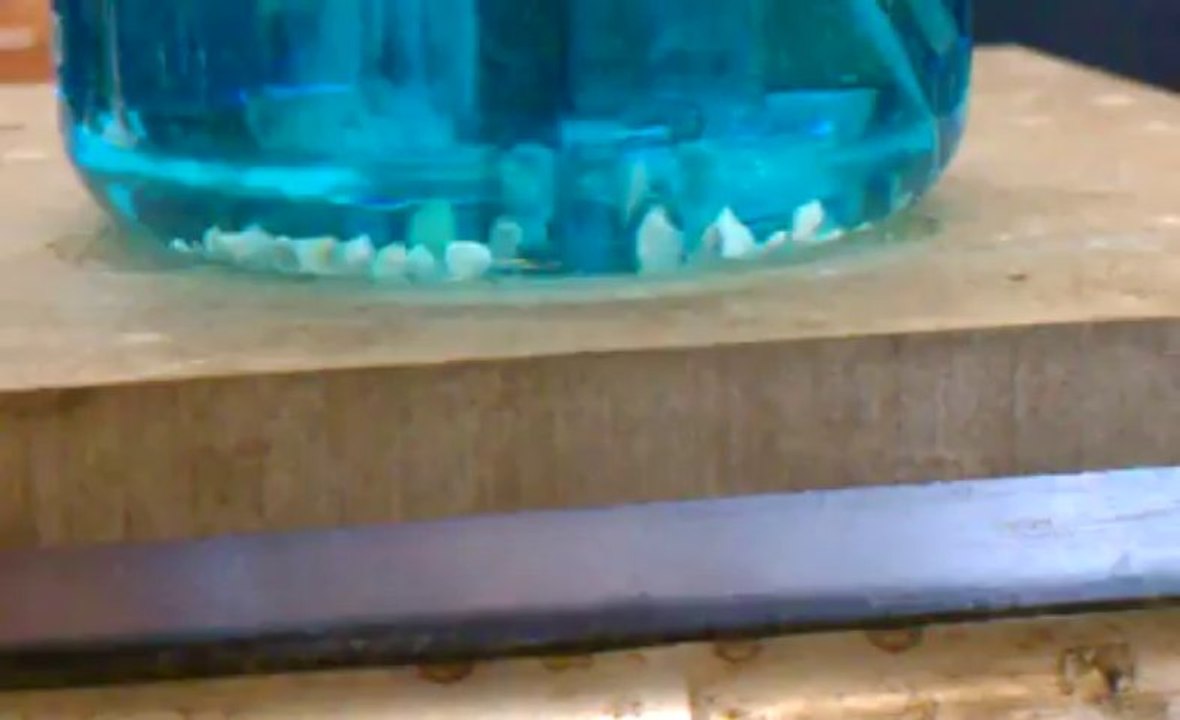 Rocks in a boiling jar