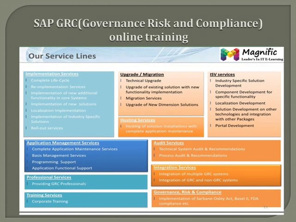 sap grc(governance risk and compliance) 10online training