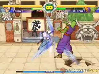 Super Dragon Ball Z - TRUNKS dérouille Satan Petit Coeur