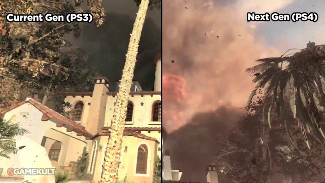 Call of Duty : Ghosts - Comparatif old gen / next gen