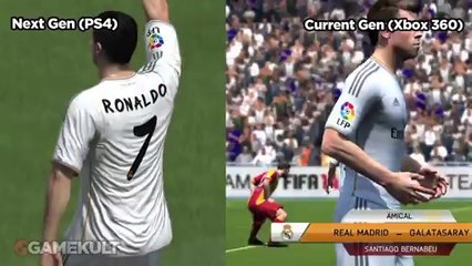 FIFA 14 - Comparatif old gen / next gen