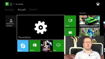 Xbox : commande Kinect Arret