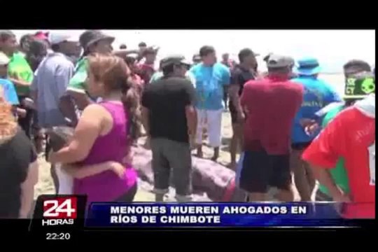 Chimbote: rescatan cuerpo de menor que murió ahogado en playa
