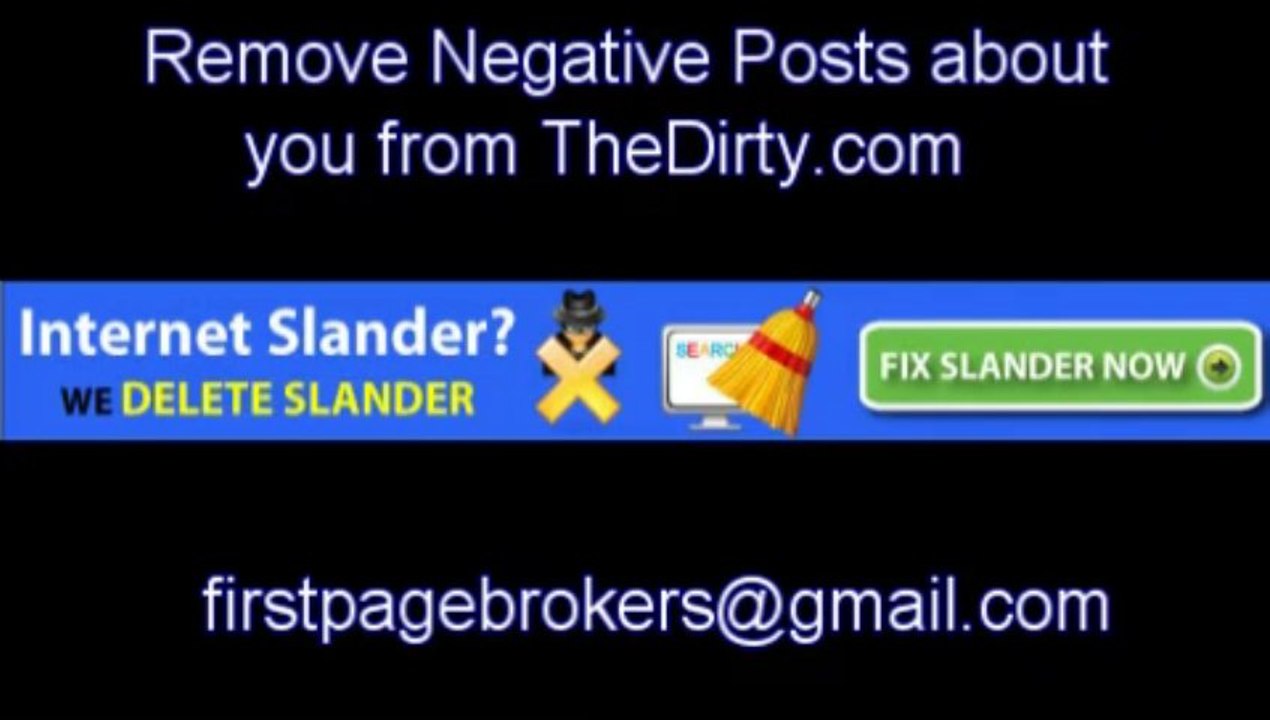 Remove Names from TheDirty