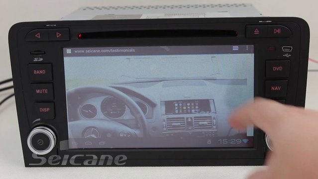 Best Cheap Audi A3 multimedia sat nav system with bluetooth usb sd