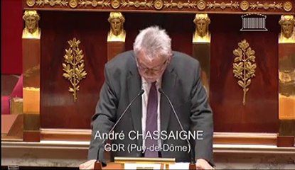 Avenir de l'agriculture : intervention générale A. Chassaigne
