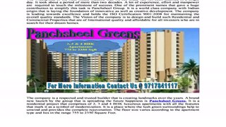 Panchesheel Greens Noida, Site Plan {9717841117} Price List