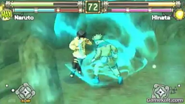 Naruto : Ultimate Ninja Heroes 2 - The Phantom Fortress - Naruto et Hinata se fuient