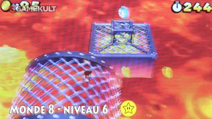 Super Mario 3D Land - Pièces Étoilées - Monde 8