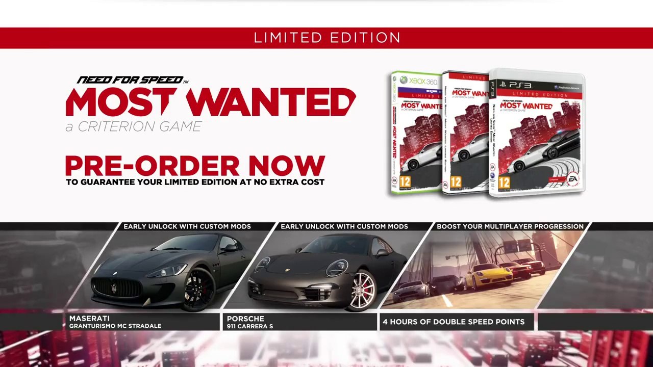 Need For Speed Most Wanted (2012) - Multiplayer trailer gamescom 2012