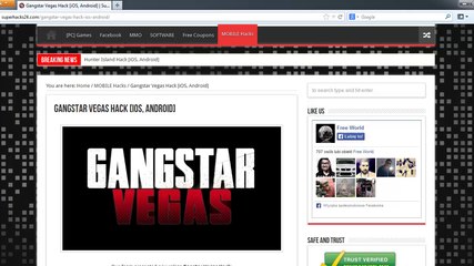Gangstar Vegas Trainer Tool