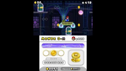New Super Mario Bros. 2 - Monde 3 - Manoir Pièce 3