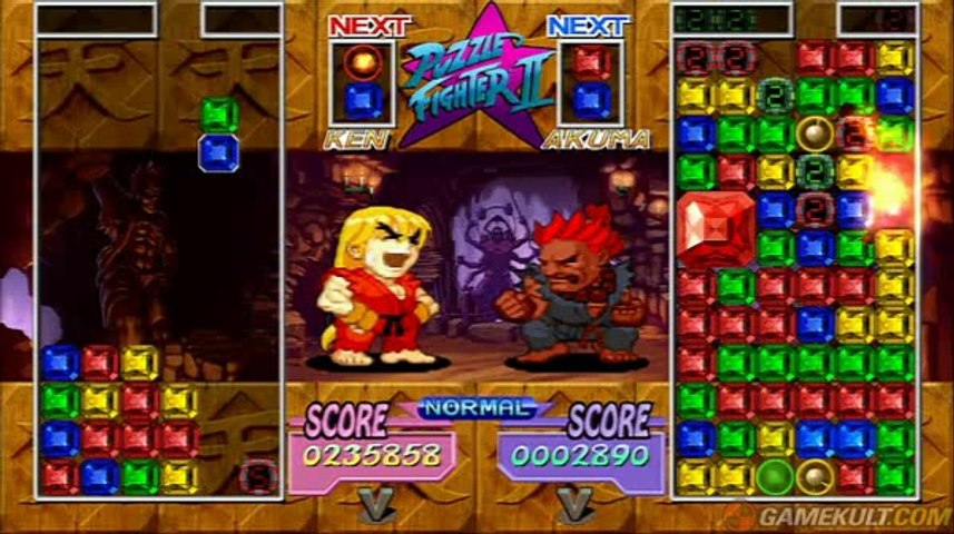 Super Puzzle Fighter II Turbo HD Remix - Ken VS Akuma - Vidéo Dailymotion