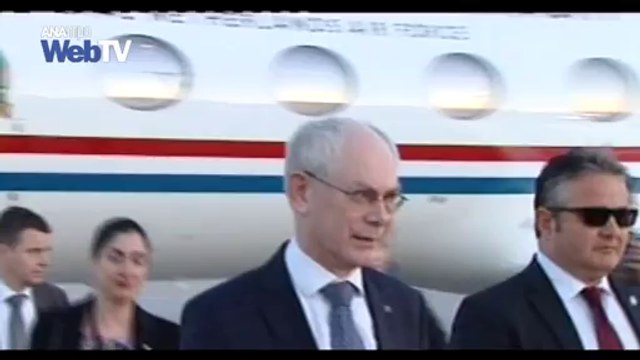 Άφιξη του προέδρου του Ευρωπαϊκού Συμβουλίου Χέρμαν Βαν Ρομπάϊ στην Αθήνα