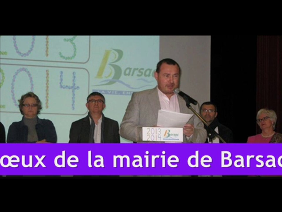 ARL : voeux de la mairie de Barsac