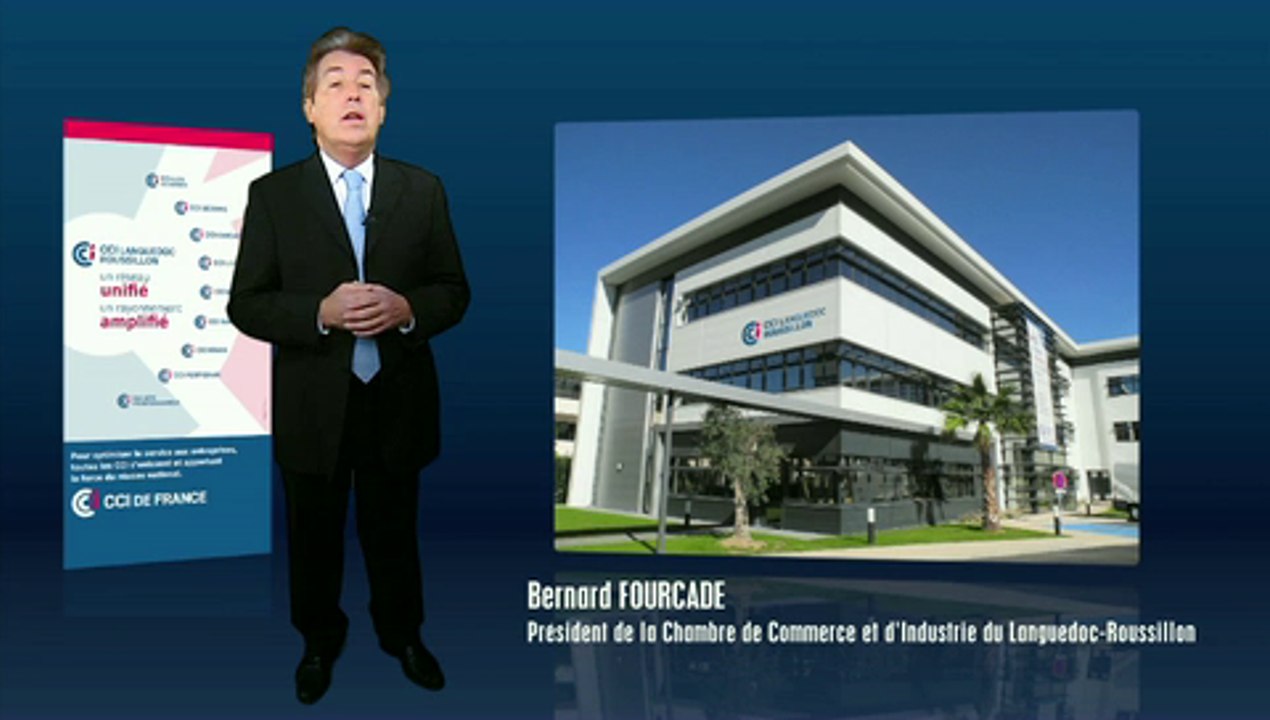 Les voeux 2014 de M. Bernard Fourcade, président de la CCI Languedoc-Roussillon