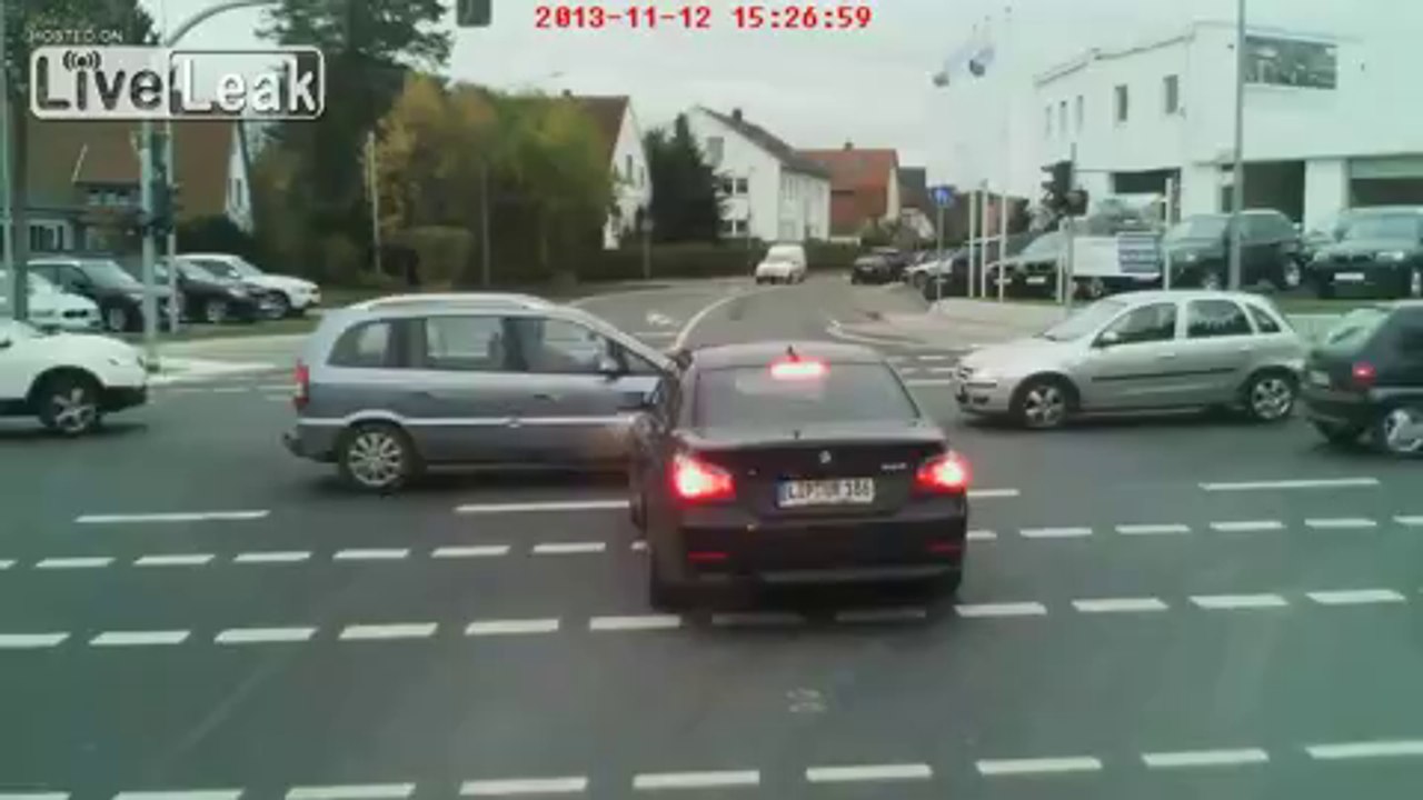BMW gets Instant Karma..