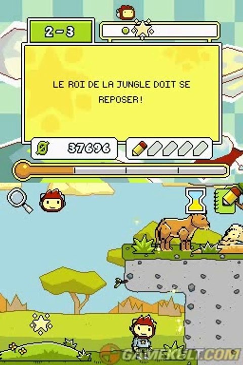 Super Scribblenauts : Les Enigmes de Maxwell - Qui dîne dort
