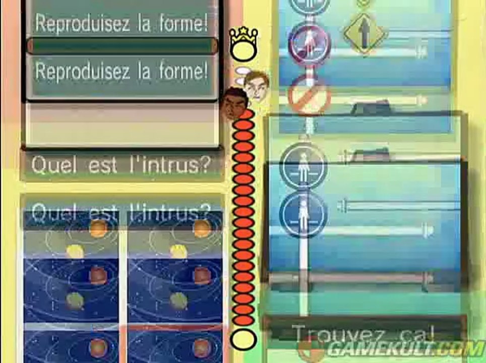 Cérébrale Académie Wii - Une partie acharnée