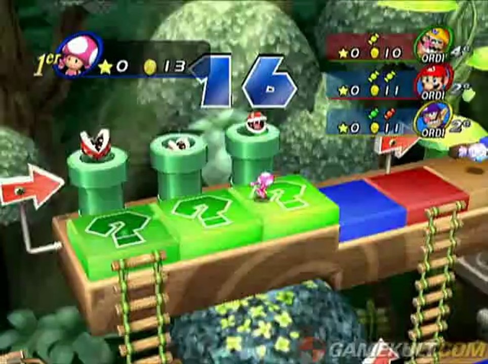 Mario Party 8 - Toadette se place