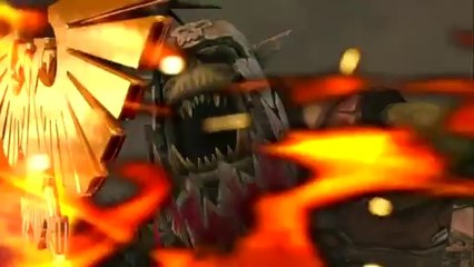 Warhammer 40.000 : Space Marine - On a ork train