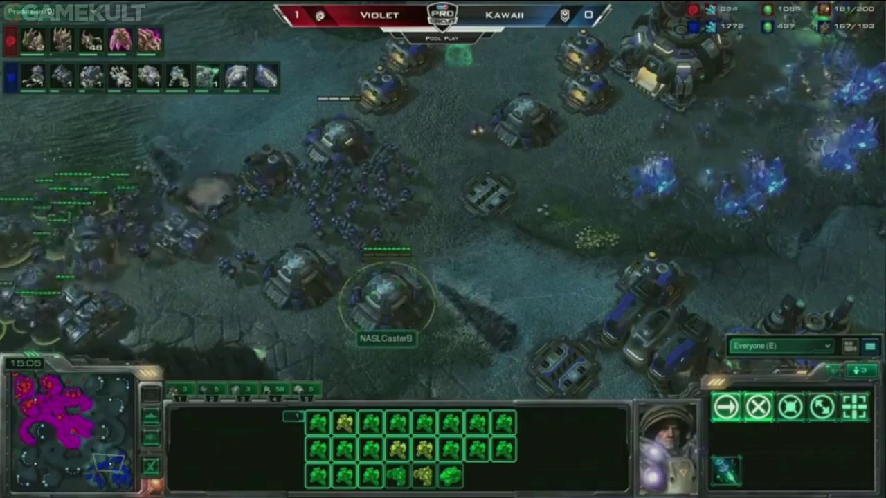 StarCraft II : Wings of Liberty - [MLG 2012] Violet vs Kawaii #2