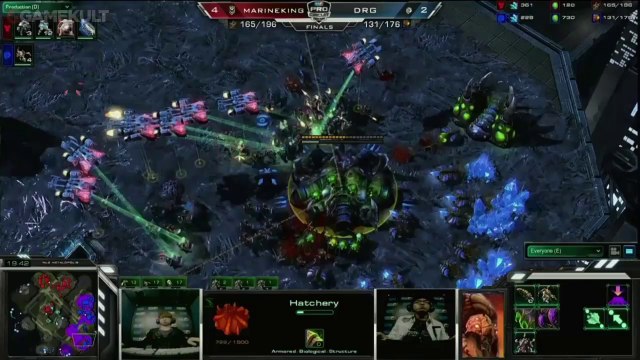 StarCraft II : Wings of Liberty - [MLG 2012] Finale : MarineKing vs DRG #7