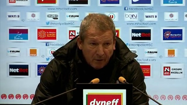 Conférence de presse : Rolland Courbis avant MHSC vs ASMFC (J20)
