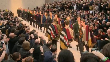 Stars attend Burberry Prorsum A/W14 Menswear show