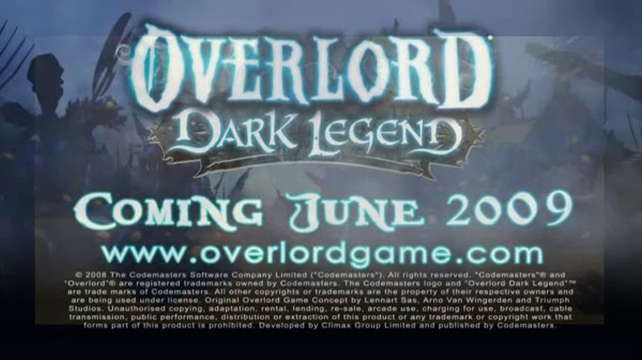Overlord Dark Legend - Premier trailer