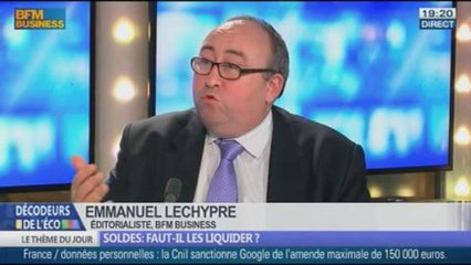 Soldes: faut-il les liquider? dans Les décodeurs de l'éco - 08/01 1/5