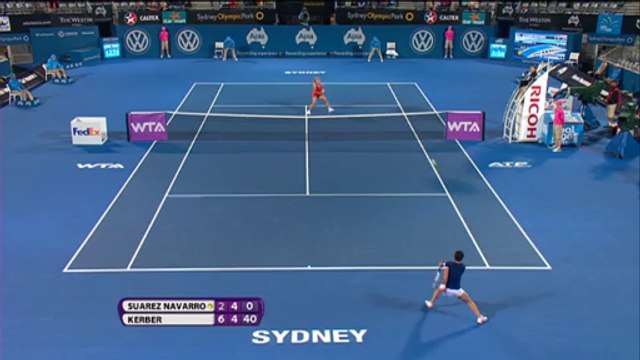 Kerber v Navarro- Apia International QF