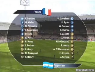 FIFA 2005 - France - Argentine