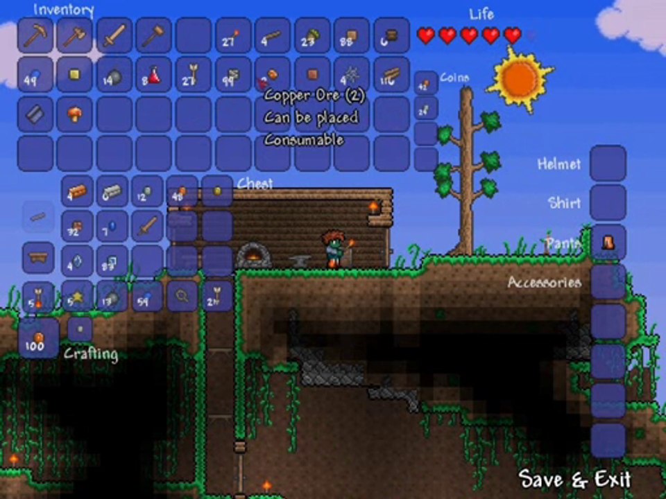 Terraria 'Let's Spiel' (Let's Play) 9: Juhu! Ein Herzkristall!