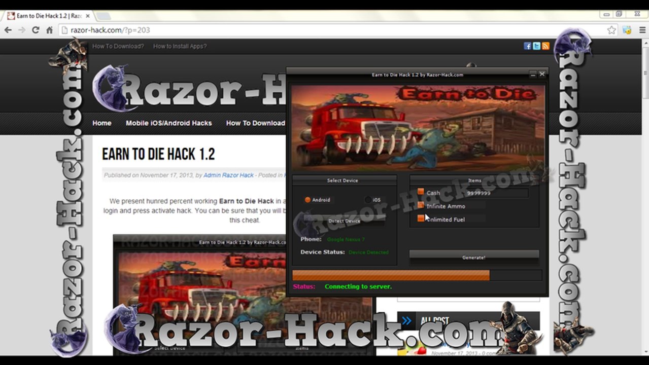 Earn To Die Hack v1.2 Android,iOS