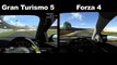 Forza Motorsport 4 - Comparatif Forza 4/GT5 sur Tsukuba