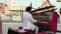 WONG CHIA CHI'S of Alexandre Desplat played by Frederic La Verde and his Piano Rouge in La Rochelle