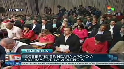 Gobierno bolivariano brindará atención a víctimas de la violencia