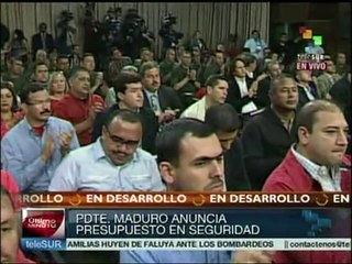 Maduro lidera reunión de emergencia contra el crimen