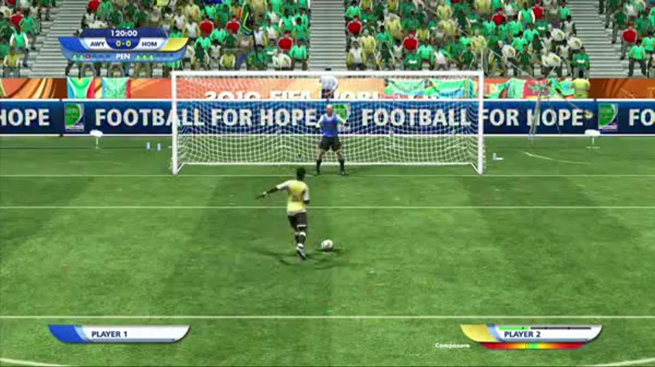 Coupe du monde de la FIFA : Afrique du Sud 2010 - Didacticiel Penalties