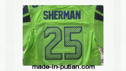 NFL Seattle Seahawks Richard Sherman Jersey Wholesale 25 Grass Home And Away Game Jersey Cheap Wholesale From China