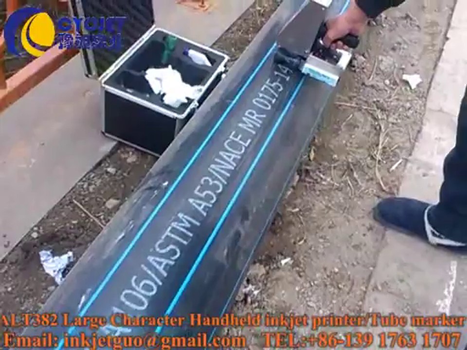 ALT382 Tube  makring machine|handheld inkjet printer|hand jet printer|portable inkjet printer|handjet