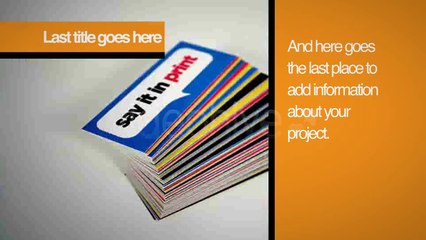 Promote Yourself - After Effects Template